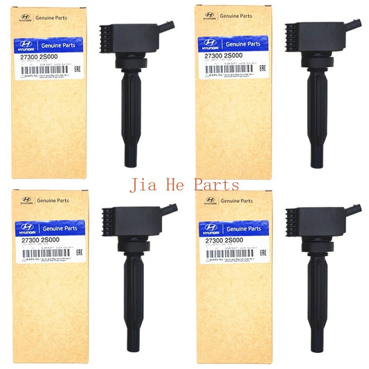 The all-new 4X IGNITION coil is suitable for the for Hyundai Sonata for Tucson Santa Fe and for Kia Sorento 2.5L.