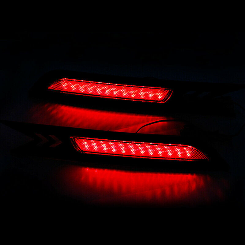 Rear Bumper Fog Light LED DRL Reflector Brake Lamp for Honda CR-V CRV 2010 2011