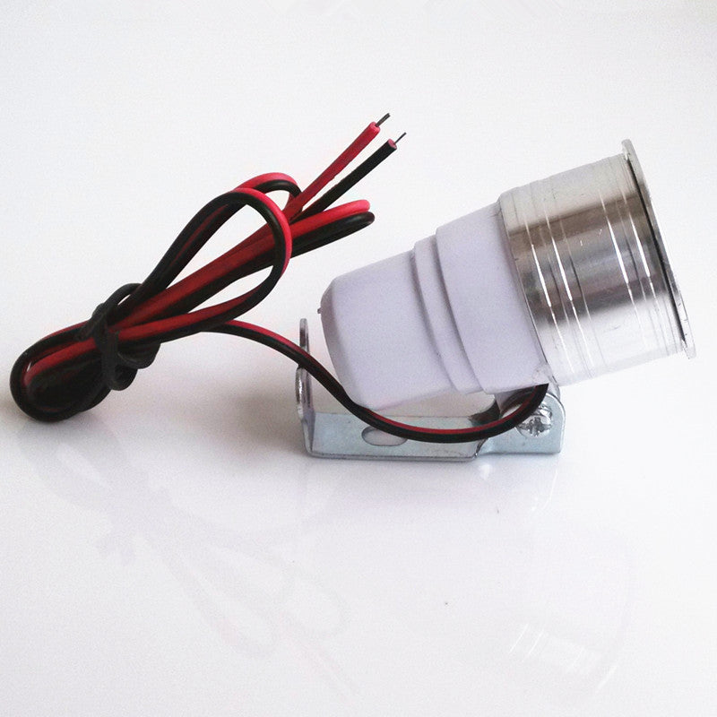 1Pc for Mini Motorcycle White Flash Lamp LED Strobe Flash Warning Signal Spot Light
