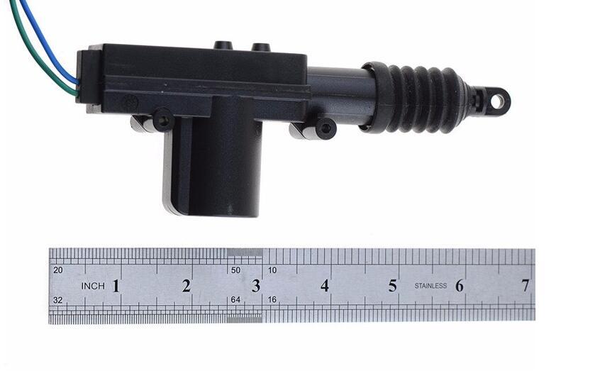 Black DC12V Car Heavy Duty Power Door Lock Actuator Motor 2 Wire Alarms Security