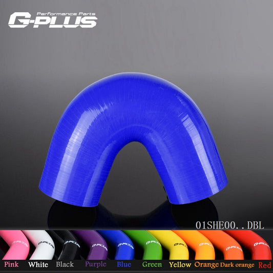 new 76mm 135-degree flexible hose turbine silicone elbow joint blue hose