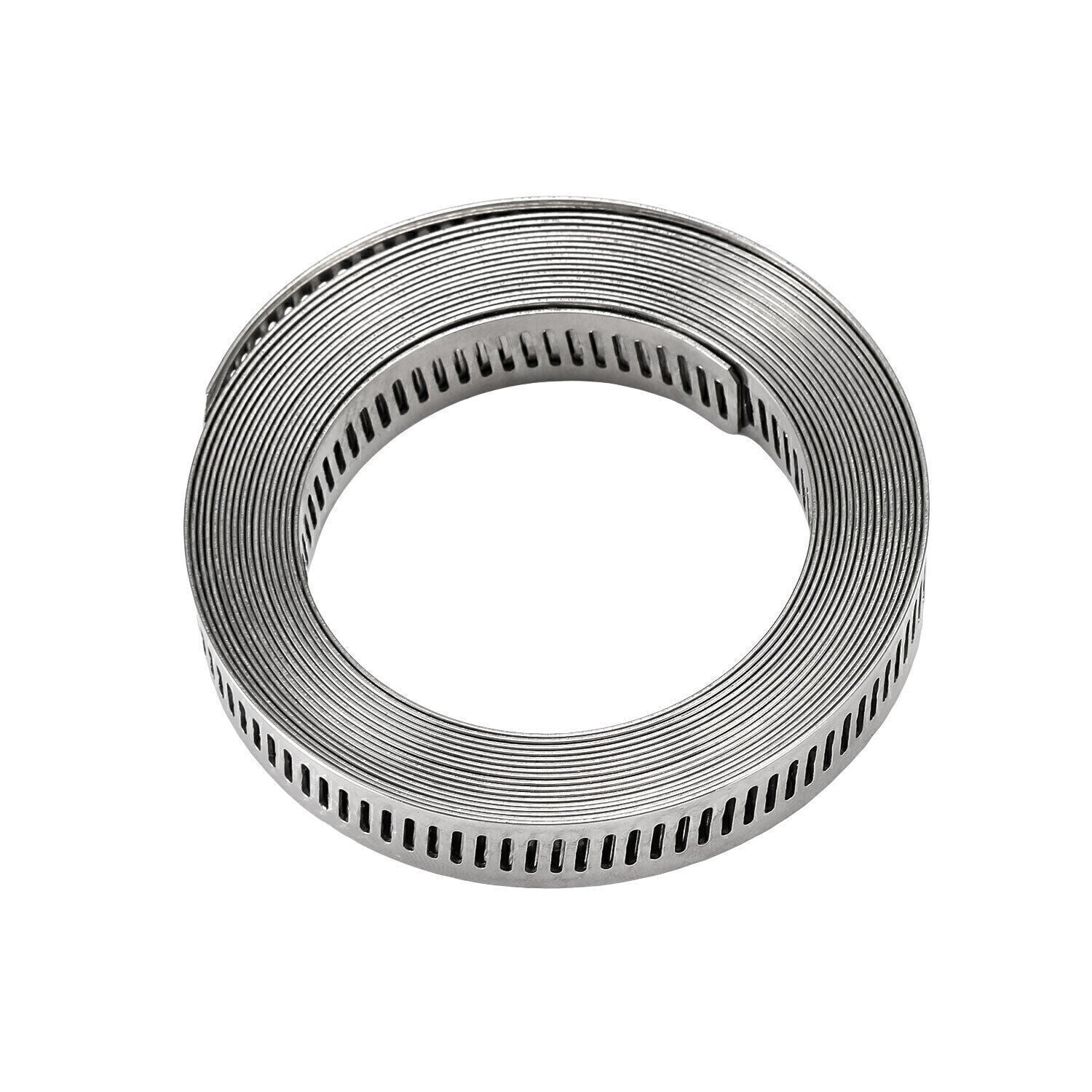 Adjustable 11.5FT Hose Clamps Worm Gear Stainless Steel Clamp +8 KY