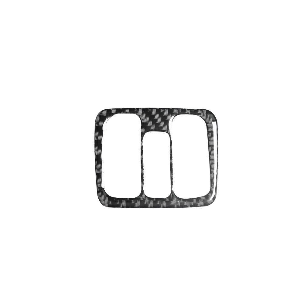 1Pcs Carbon Fiber Power Windows Control Cover Trim for Toyota Celica 2001-2005