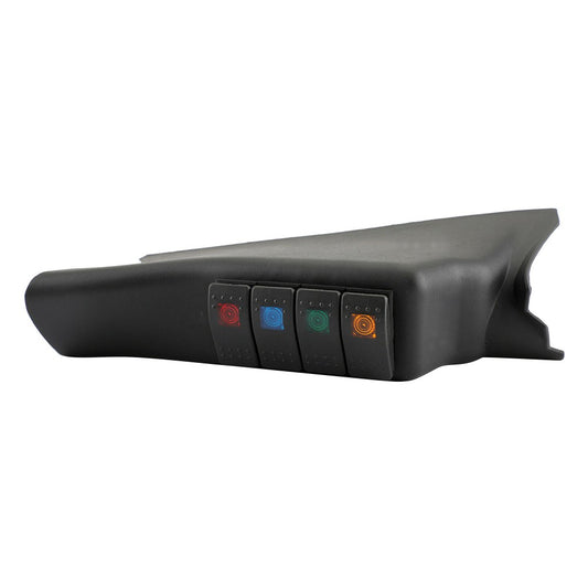 Left Side A-Pillar 4 Switch Pod Panel for 2007-2017 for Wrangler JK Replacement Part