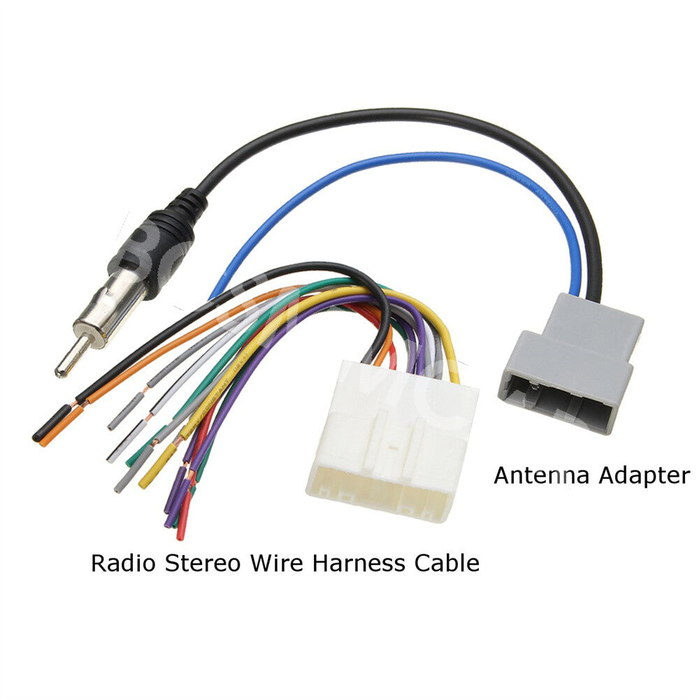 20Pin Radio Wiring Harness Antenna Adapter Fit for Subaru Impreza 2008-2013