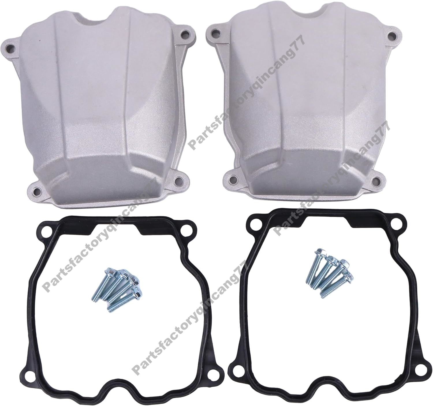 2 Pieces Valve Cover with Gasket  Bolt 420610393 for Can-Am Outlander 400 1000