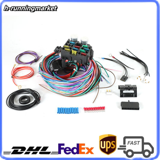 12 Circuit Wiring Harness Wire Kit for Chevrolet Pickup Truck New