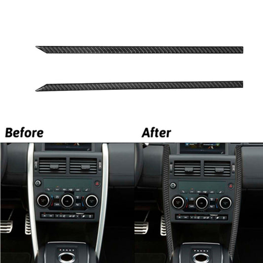 Carbon Fiber Radio Side Cover Bar for Land Rover Discovery Sport 2015-2019