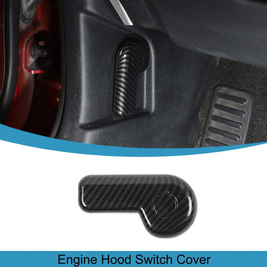 Engine Hood Switch Button Knob Trim Cover for Ford for Mustang 2015-2023 Accessories