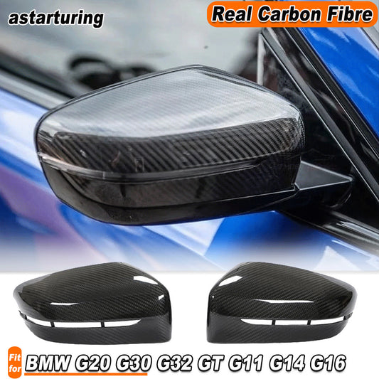 for BMW G20 G22 G23 G30 G32 G11 G14 G15 G16 Replace Dry Carbon Mirror Cover Caps