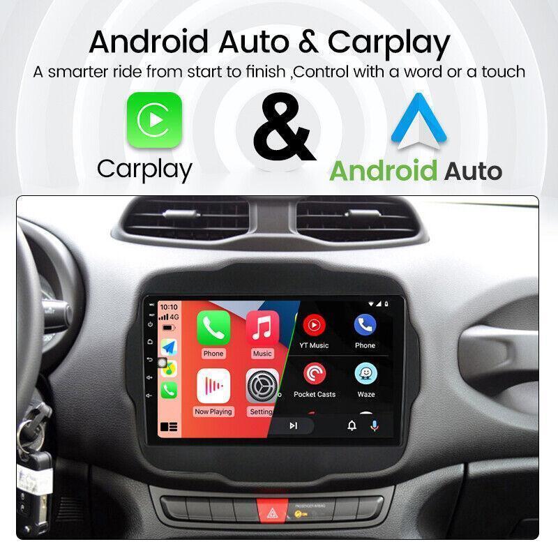 9 Android Car Stereo Radio Carplay DSP 2+32GB for Jeep Renegade 2014-2018