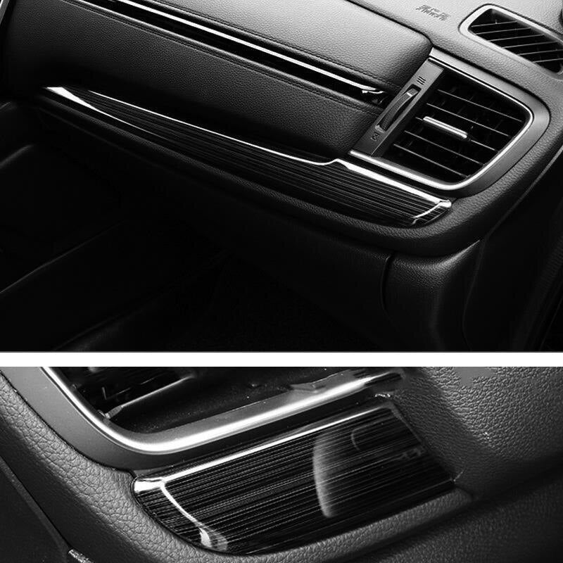 for Honda CRV CR-V 2017-2022 Black titanium Central Console Dashboard Strip Trim