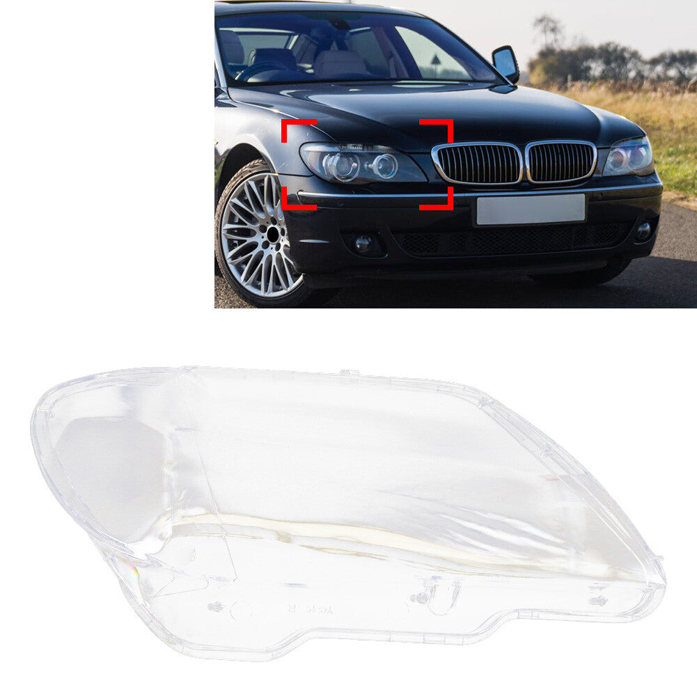 Front Headlight Replacement Lens Shell Cover for BMW 7 Series E65 E66 2005-08
