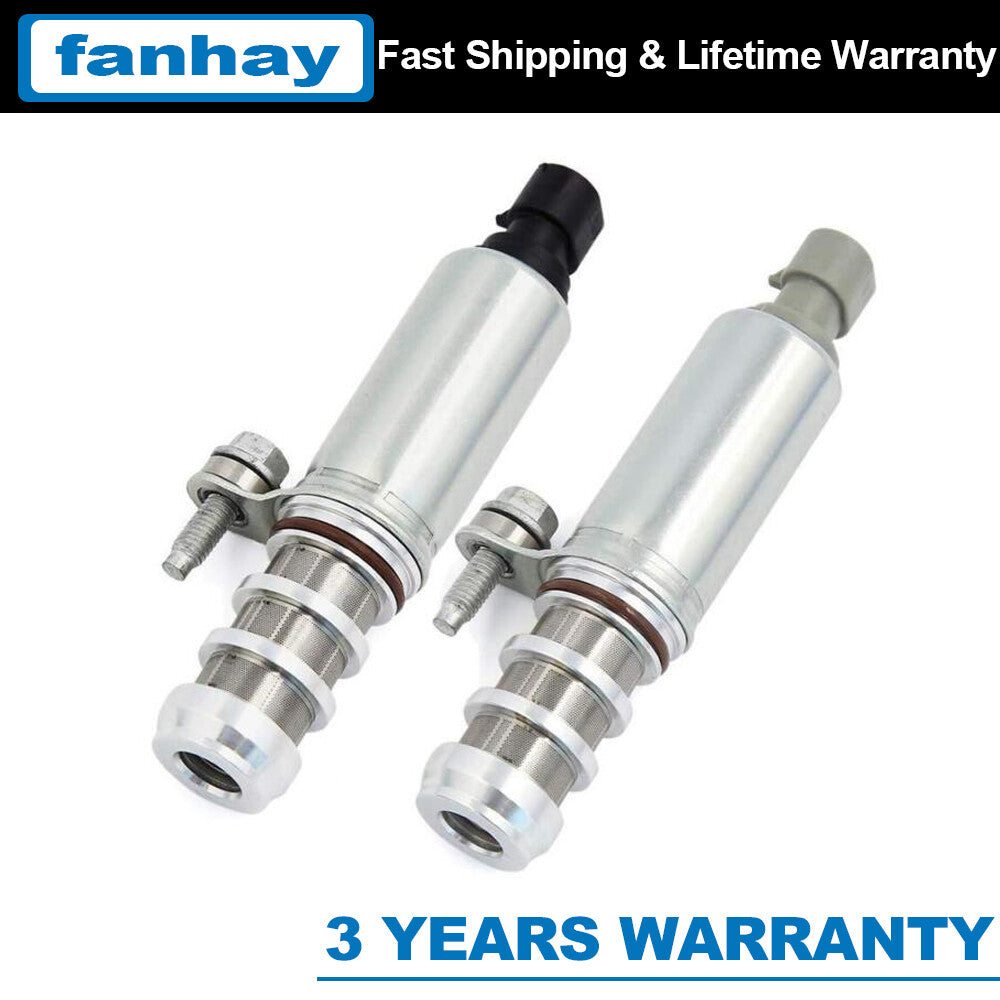 2x Intake Exhaust Camshaft Position Actuator Solenoid Valve Fit for Chevy for Buick