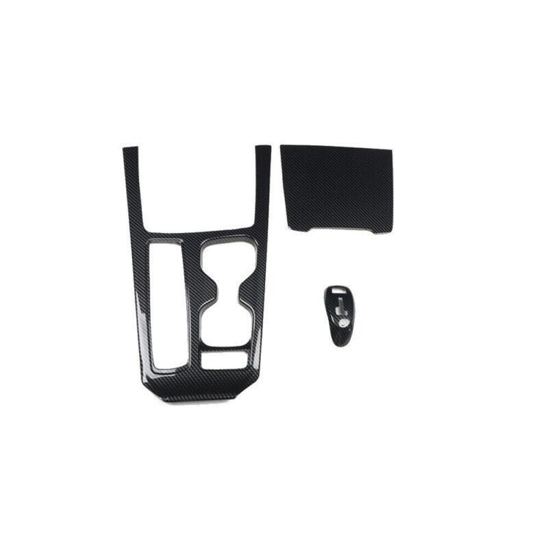 ABS Carbon Fiber Inner Console Gear Shift Panel Trim 3P for Cadillac XT4 2019-23