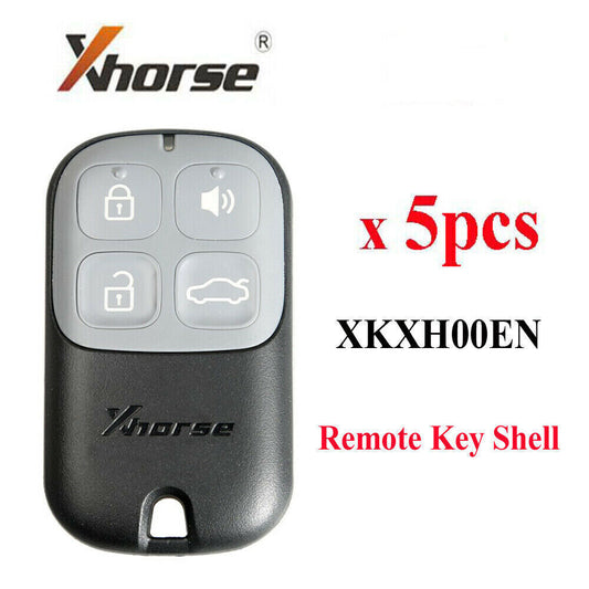 5x XKXH00EN Wire Universal Remote Key Shell 4 Buttons For VVDI Key Tools