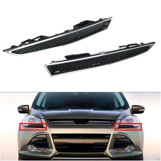 Fit for Ford Escape 2013-2016 LH RH Driver Passenger Side Headlight Lower Trim