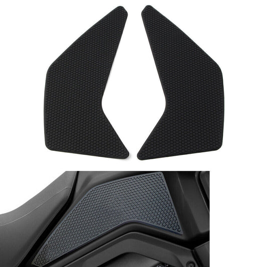 2 X Tank Pads Traction Grips Protector Fit for HONDA AFRICA TWIN CRF1000L ADV Black
