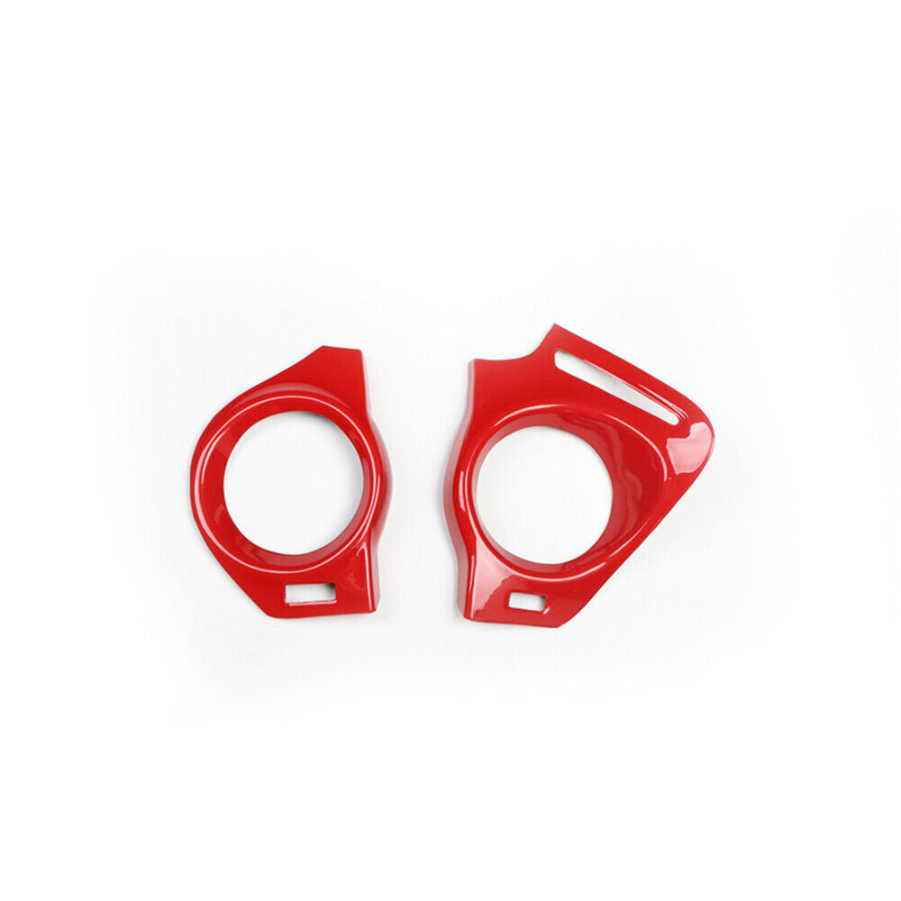 Car LR AC Air Outlet Vent Cover Trim Decoration for Lexus IS 2006-11 Bright Red