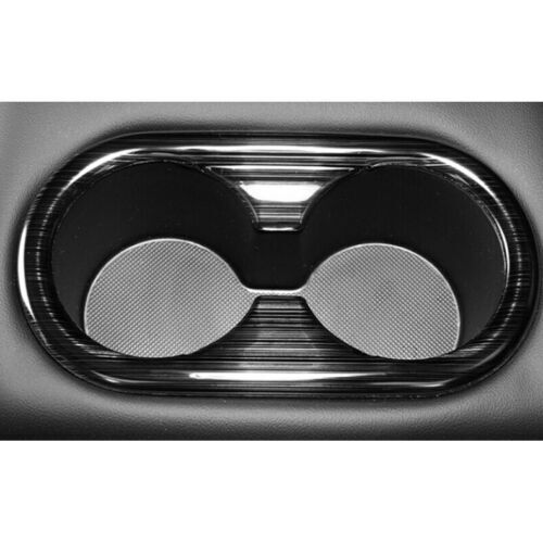 Fit for Kia K5 2021-2023Black Titanium Car Rear Water Cup Panel Frame Cover Trim
