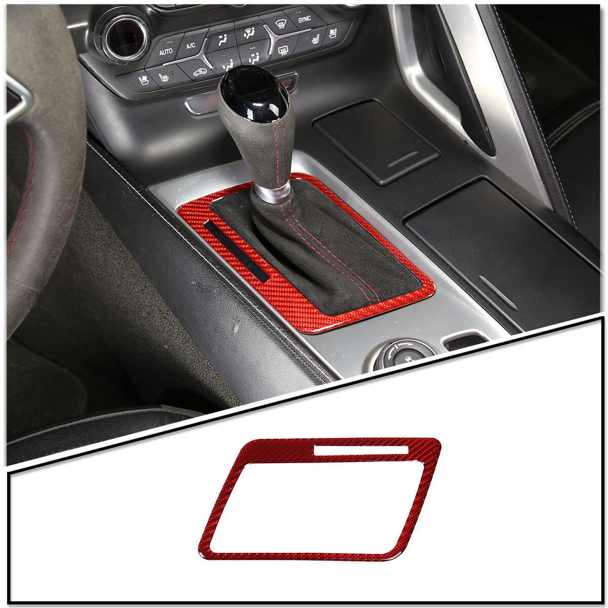 8-Piece Carbon Fiber ABS Security Lock Frame and Cover for Hummer H2 2003-2007 USA