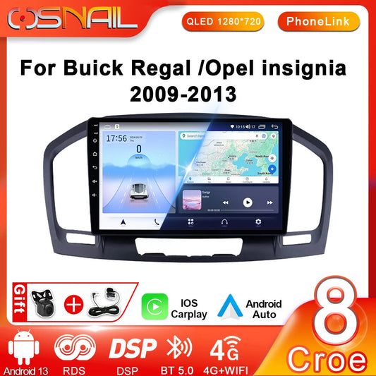 Android Auto Car Radio for Buick Regal for Opel Insignia Multimedia Video Player GPS