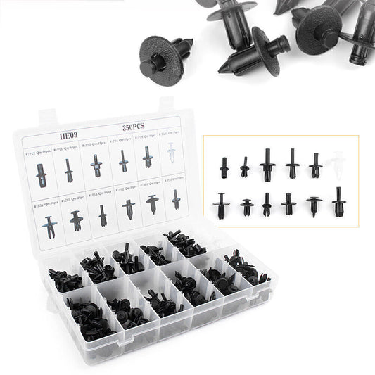 350x Car Body Plastic Push Pin Trim Rivet Fasteners Trim Panel Moulding Clip