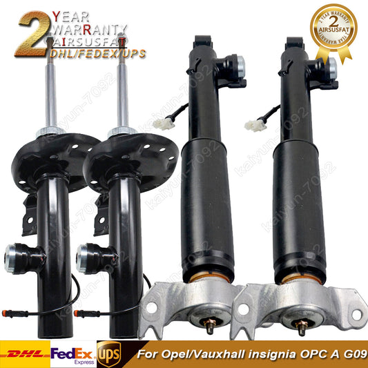 4x Front Rear Shock Absorber Struts W/ADS for Opel for Vauxhall Insignia OPC A G09