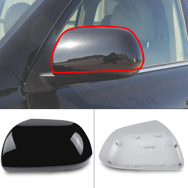 Left Driver Side Rearview Mirror Cover Cap Black For 2008-2013 for Toyota Highlander