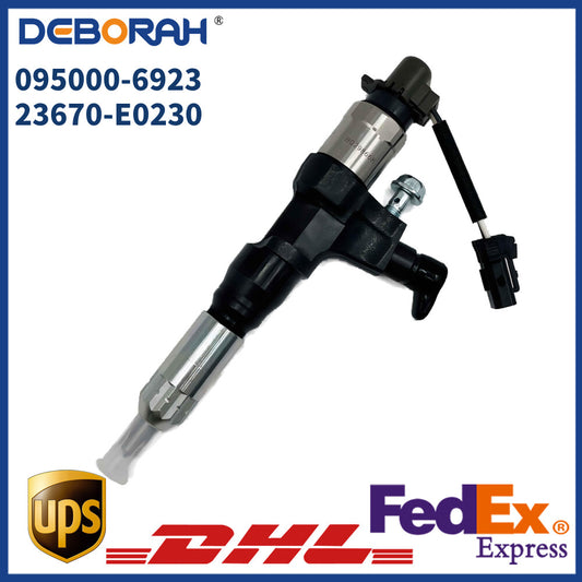 Diesel Fuel Injector ASSY 095000-6923 23670-E0230 for HINO J08E J05E Engines