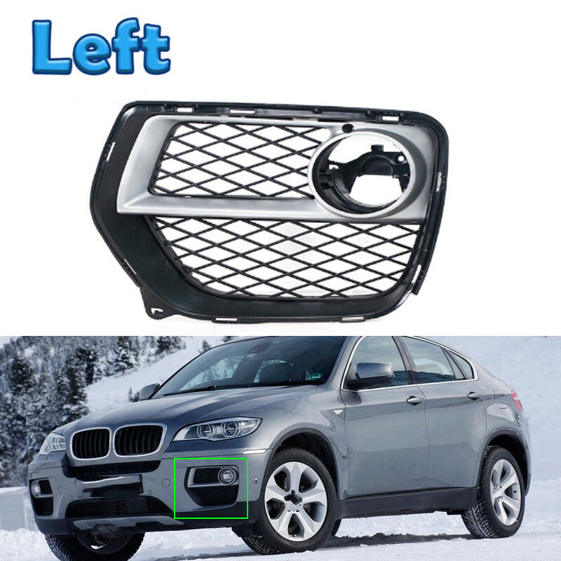 for BMW X6 2012-2014 Left Front Bumper Fog Light Vent Grille Intake Cover