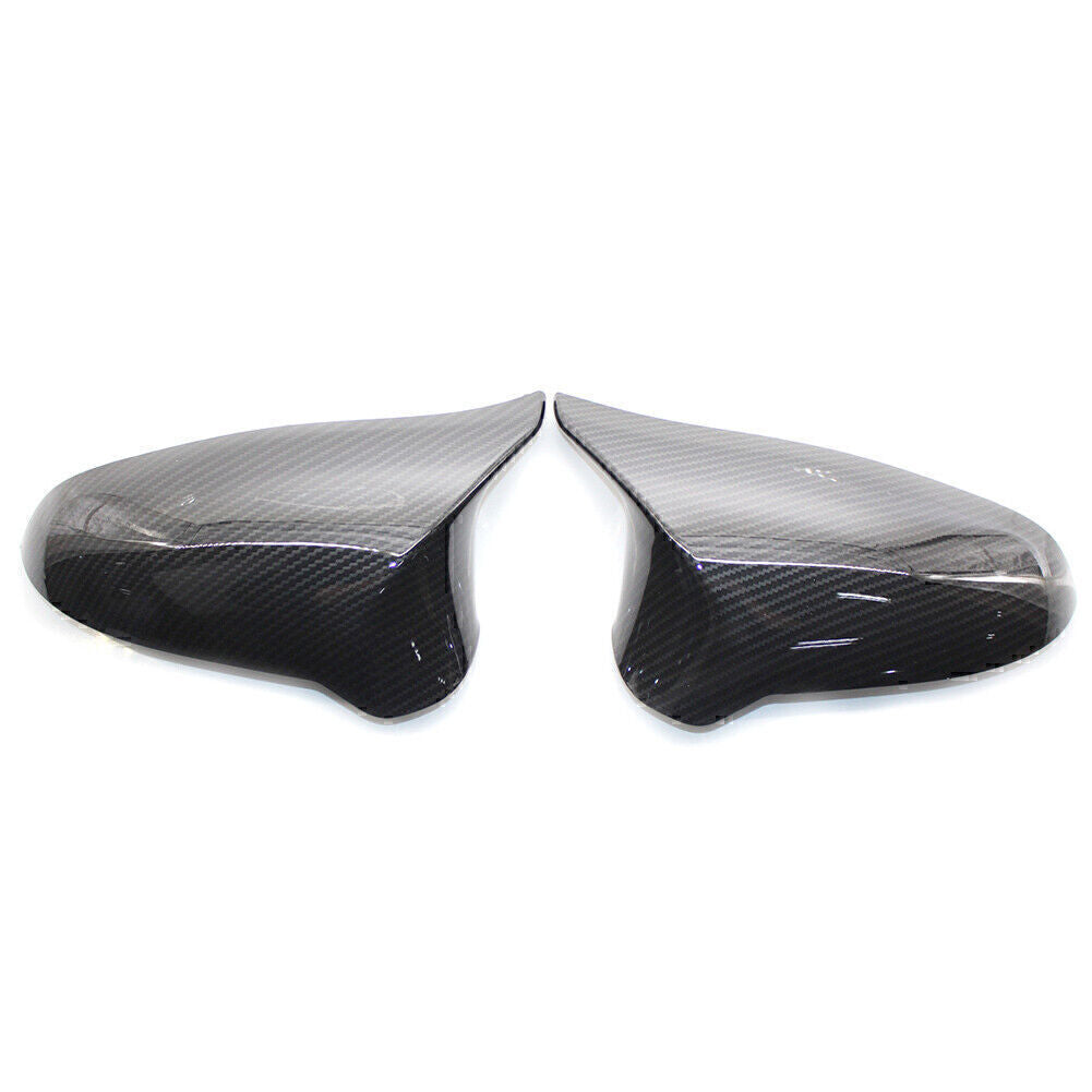 2X Carbon Fiber Car Rearview Mirror Cover Caps For 2015-19 16 for BMW F80 M3 F82 M4
