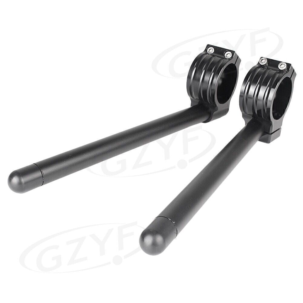 For 41MM Motorcycle Fork Tube 22mm 7/8  Clips On Handle Bar w/Adjustable Clamps