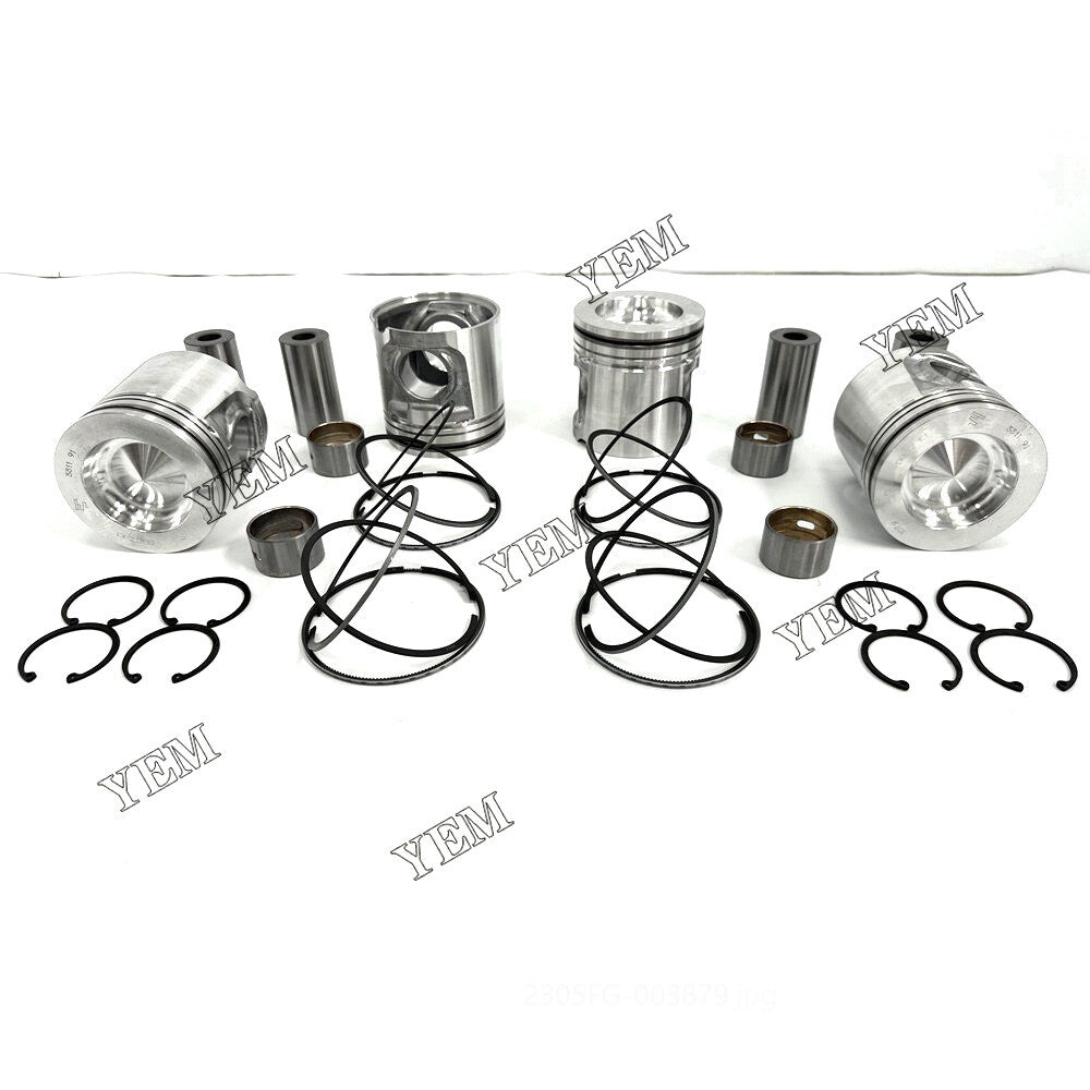D5A-T Cylinder Piston Kit With Ring Fit for Volvo Excavator Diesel Engine