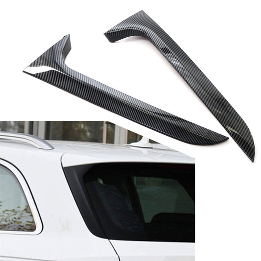 2x Rear Window Spoiler Canard Splitter Trim For A6 C7 Allroad TDI Quattro Avant