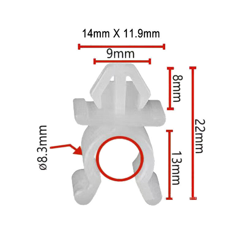 15-piece push-type retainer fastener extension rivets suitable for Mercedes-Benz 0019902292