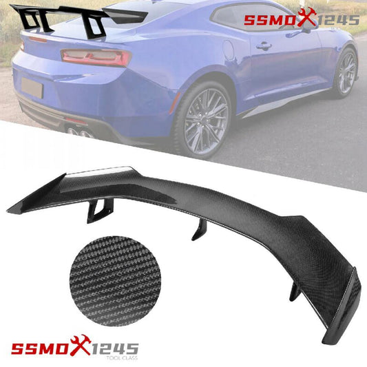 Carbon Fiber Look For 2016-22 for Chevy Camaro ZL1 1LE Style Rear Trunk Spoiler Wing