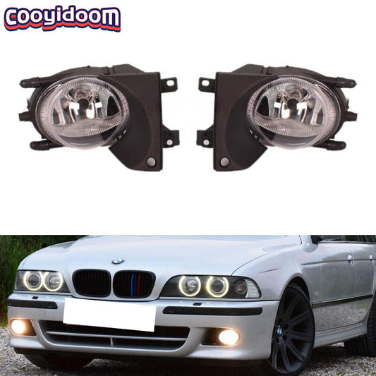 For 2001-2004 for BMW 525i 530i 540i E39 Front Fog Lights With BulbsLeft+Right