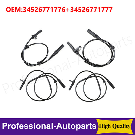 Set of 4PCS Front Rear ABS Speed Sensor for BMW X5 E70 F15 F85 X6 E71 E72