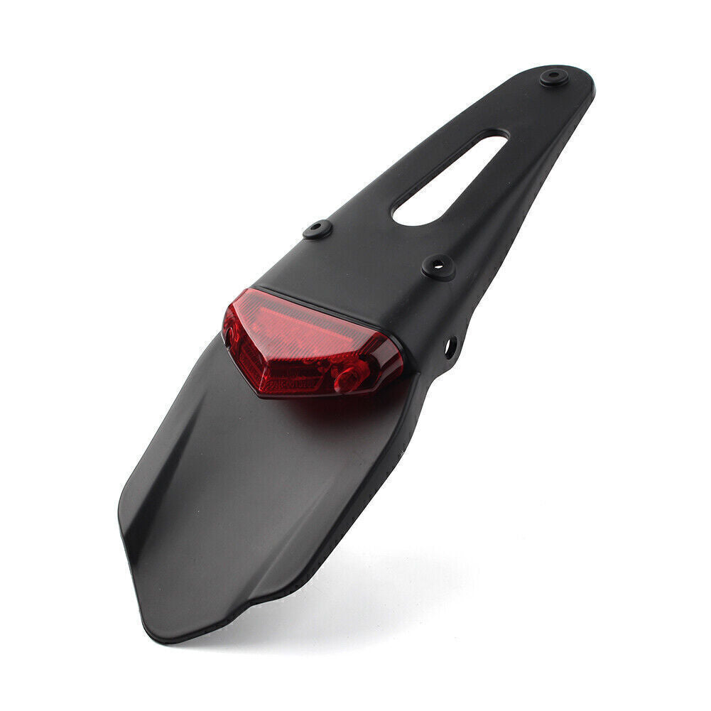 For Motorcycle Dirt Bike Universal Rear Fender Brake LED Tail Light Turn Singal