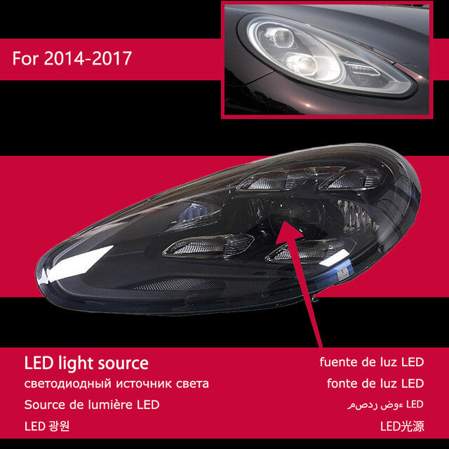 LED Headlights for Porsche for Panamera 2014-2017 Front DRL Signal Lamps Assembly