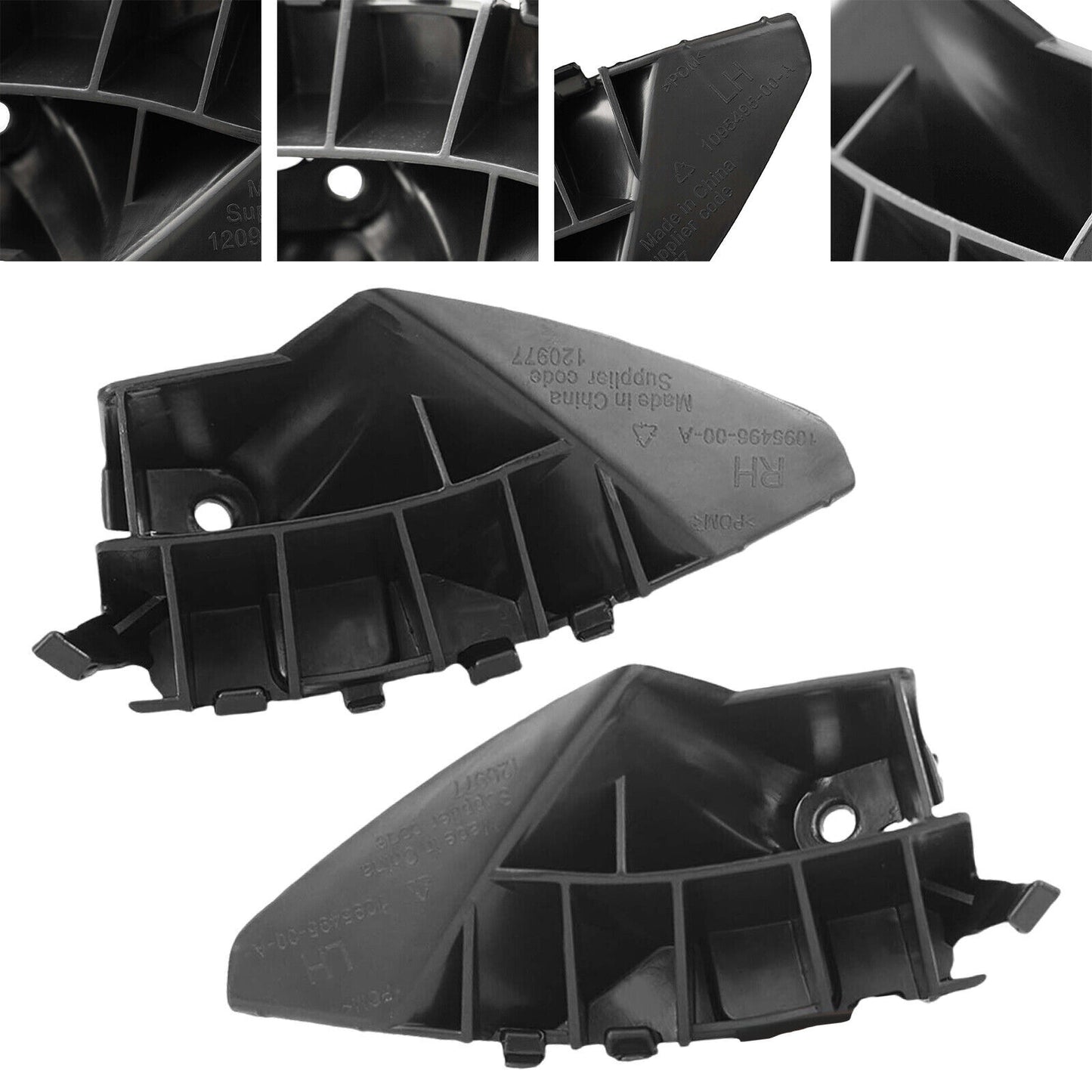 Pair Fender Bracket Support Set 109549500A 109549600A fit 12-21 for Tesla for Model S AT