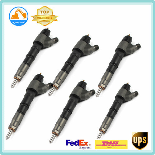 6pcs Fuel Injector 04290987 0445120067 for VOLVO D6D 0445120065 0445120062