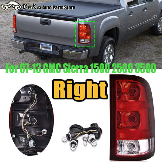 1 piece suitable for 07-13 for GMC for Sierra 1500 2500 3500 right rear taillight brake light