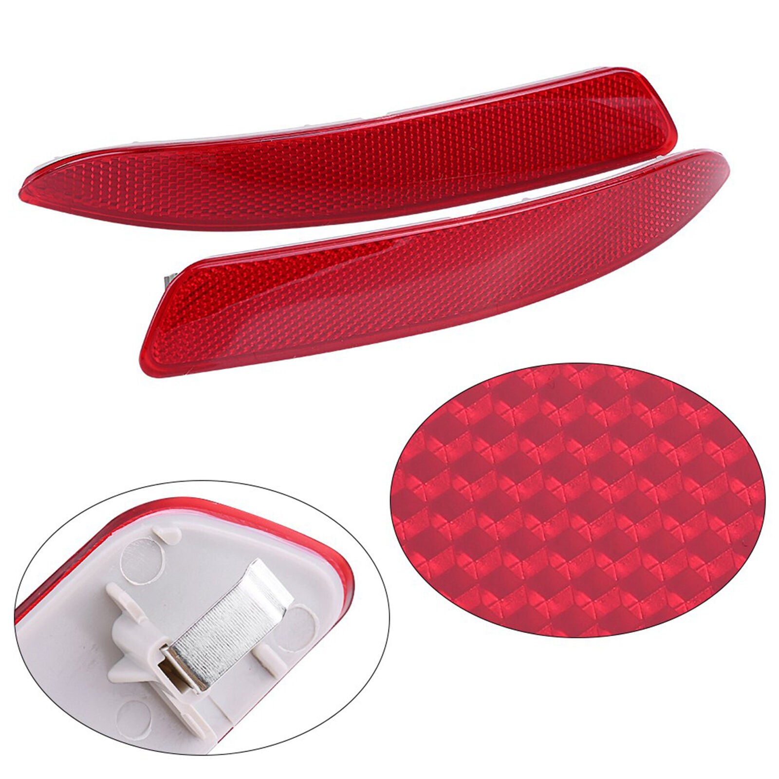 63217158949 2pcs Rear Bumper Reflector Tail Light Lamp Case LH RH for 07-13 for BMW