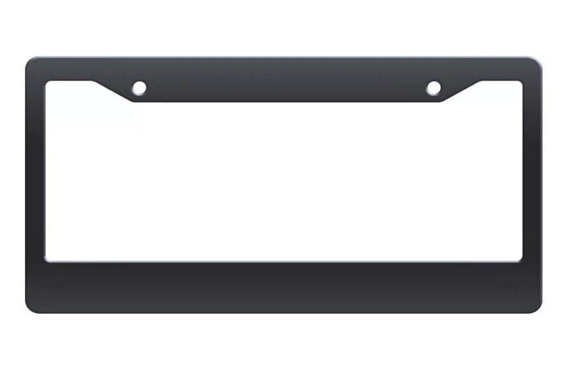 Car license plate frame cover cap, trunk black plastic, suitable for Toyota
