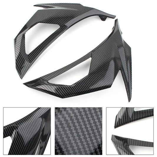 for KAWASAKI 400 EX400 FAIRING COWL TURN SIGNAL PANEL COVER CARBON FIBER