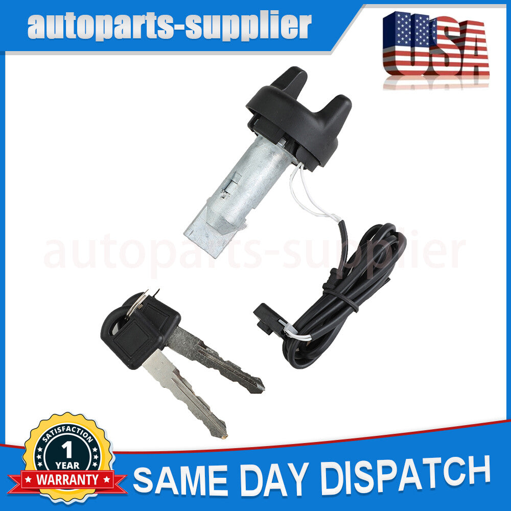 new ignition lock cylinder with 2 buttons, compatible with for Buick Century Regal 26054914