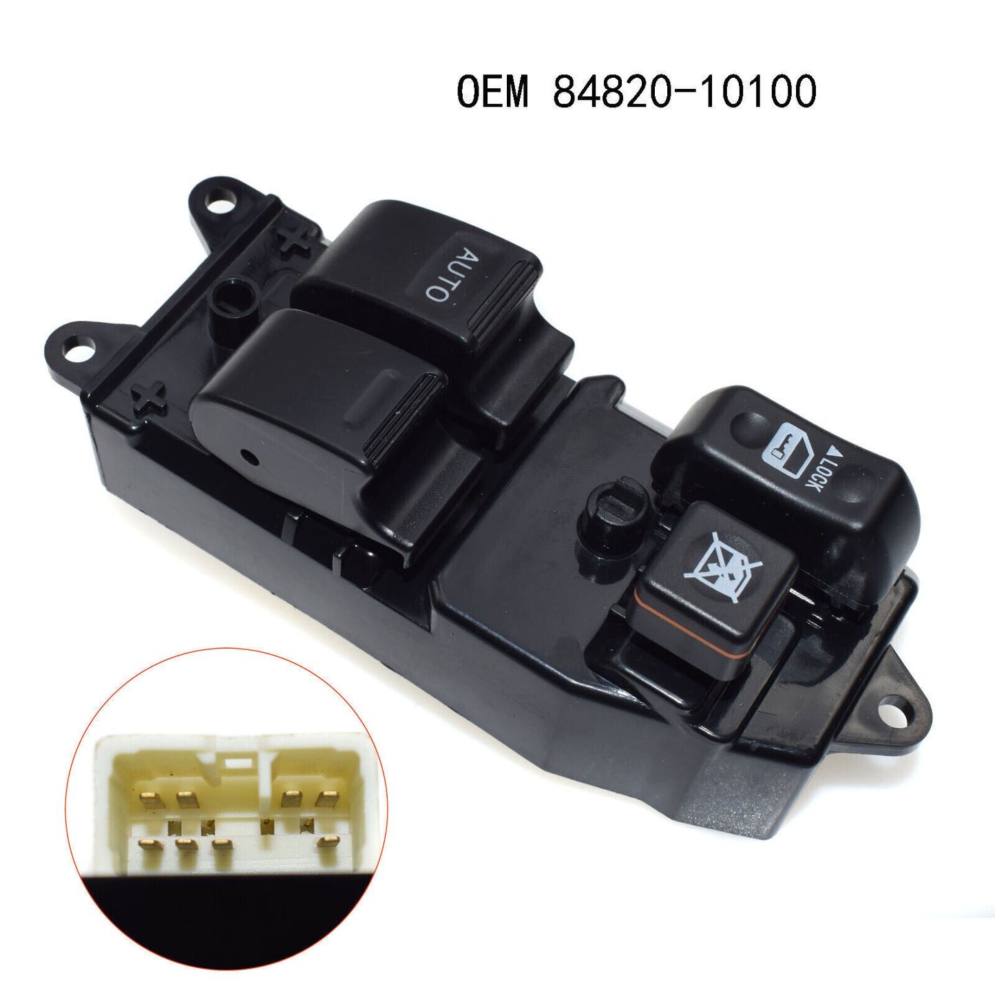for Toyota for Land Cruiser Hilux Yaris 84820-10100 Master Power Window Switch New 1
