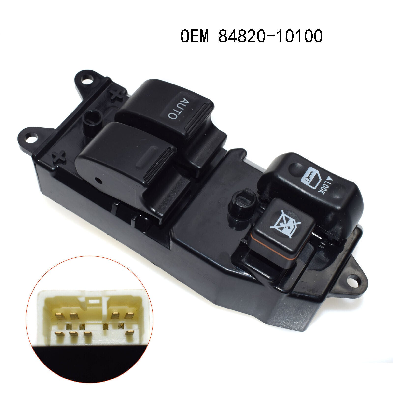 for Toyota for Land Cruiser Hilux Yaris 84820-10100 Master Power Window Switch New 1